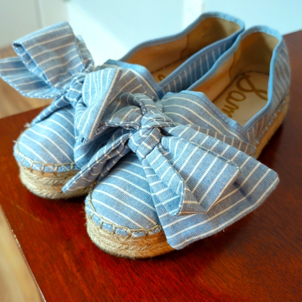Sam Edelman Platform Espadrilles with Giant Bow